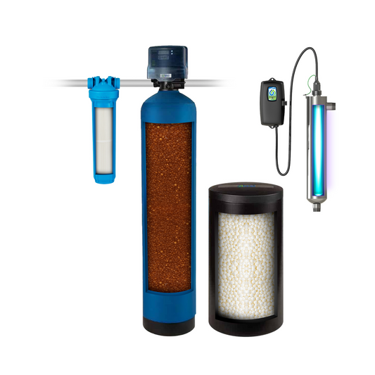 Whole House Salt-Based Water Softener with UV