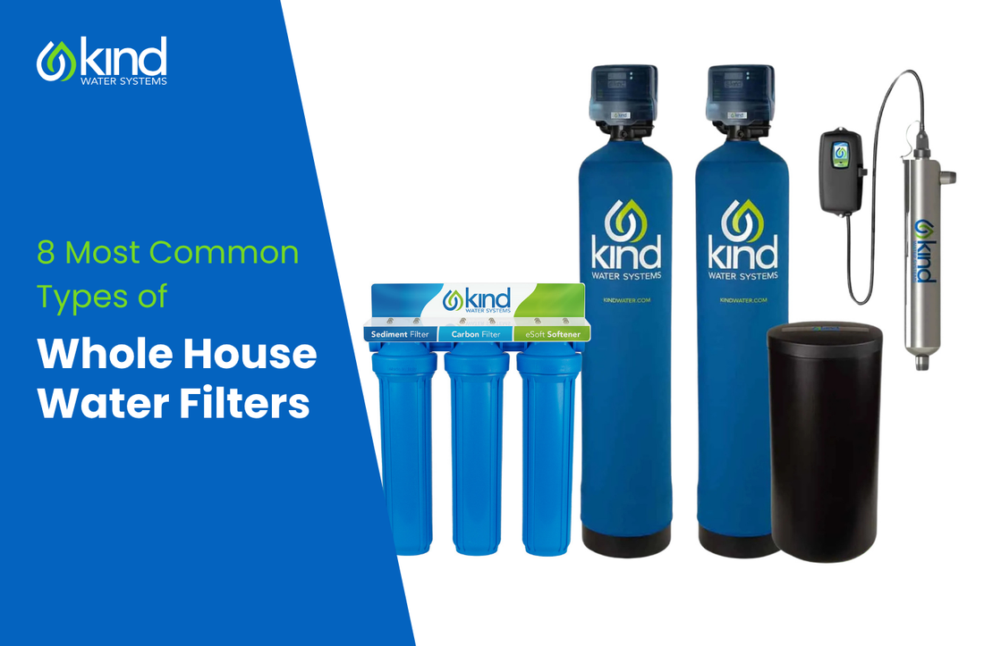 8 Most Common Types of Whole House Water Filters 