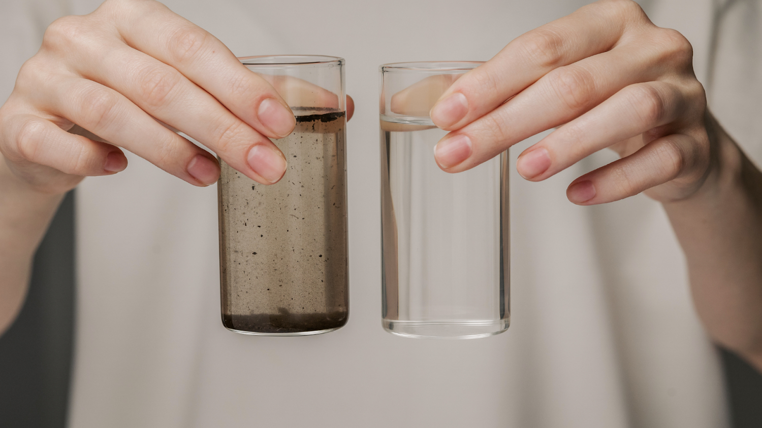 Contaminated Water vs. Treated Water