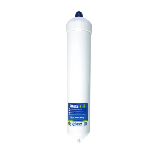 6-Stage Reverse Osmosis Drinking Water System Replacement Filter – Stages 1-4