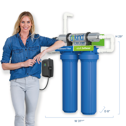 Whole House Salt-Free Water Softener with UV
