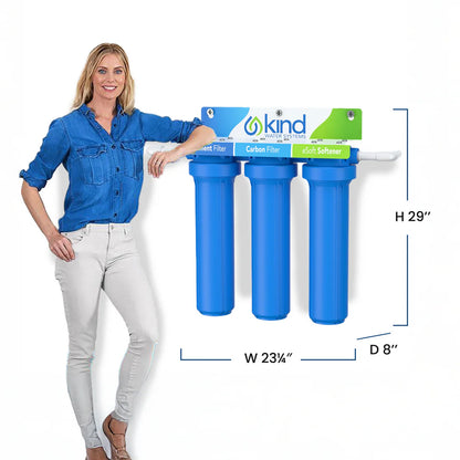 Whole House Salt-Free Water Softener and Filter Combo