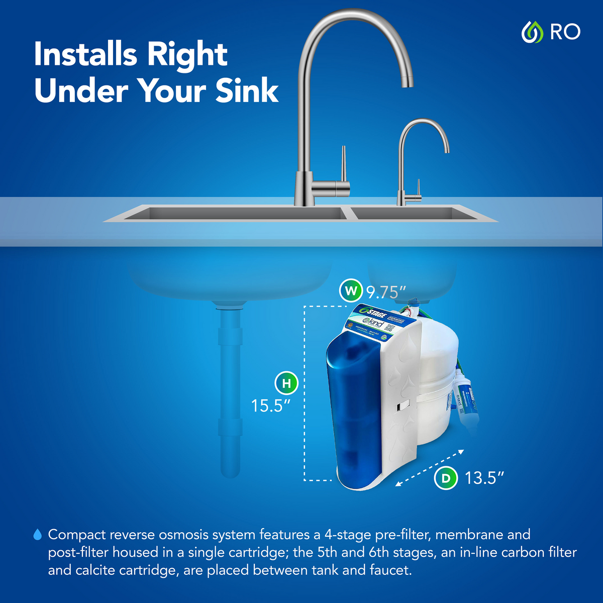 Whole House System with UV + Reverse Osmosis Drinking Water System Bundle