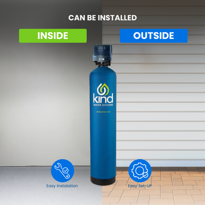 Smart Metered Chem-Free Iron, Manganese, and Sulfur Filter