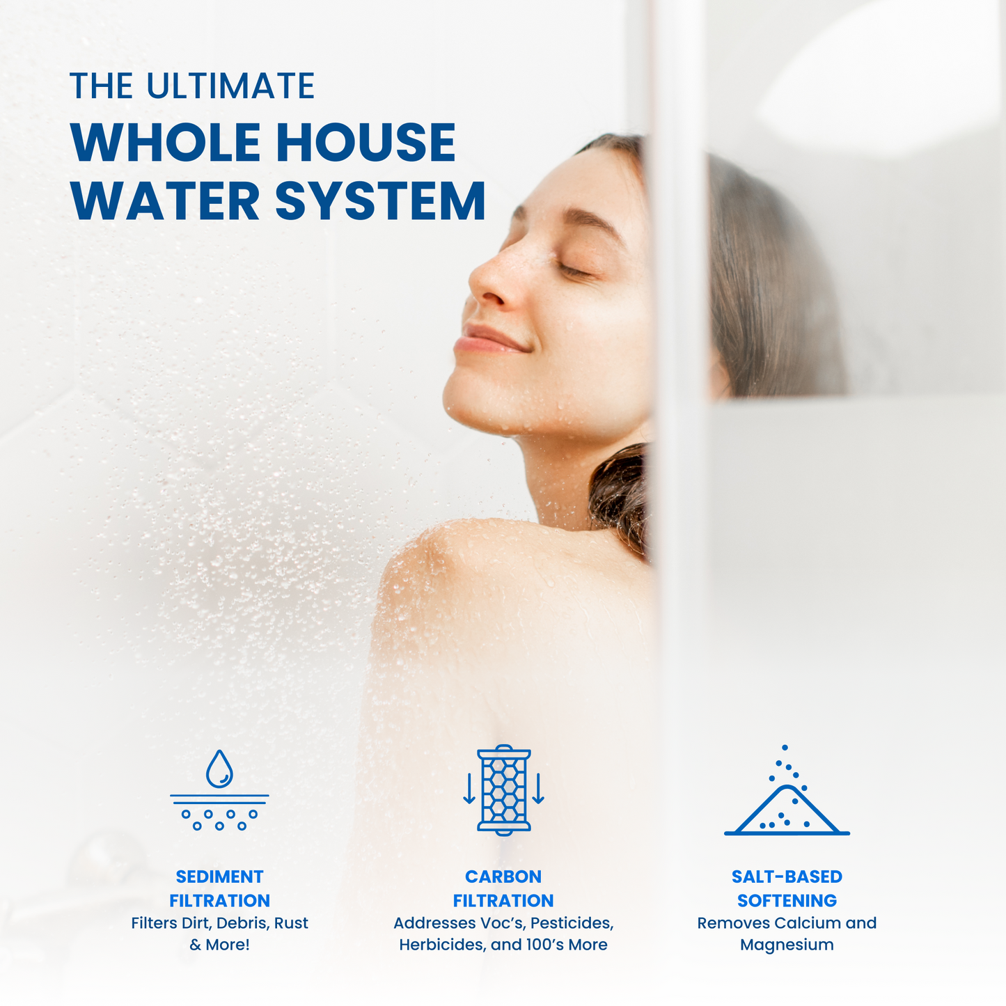 Whole House Water Filter / Salt-Free Softener Combo