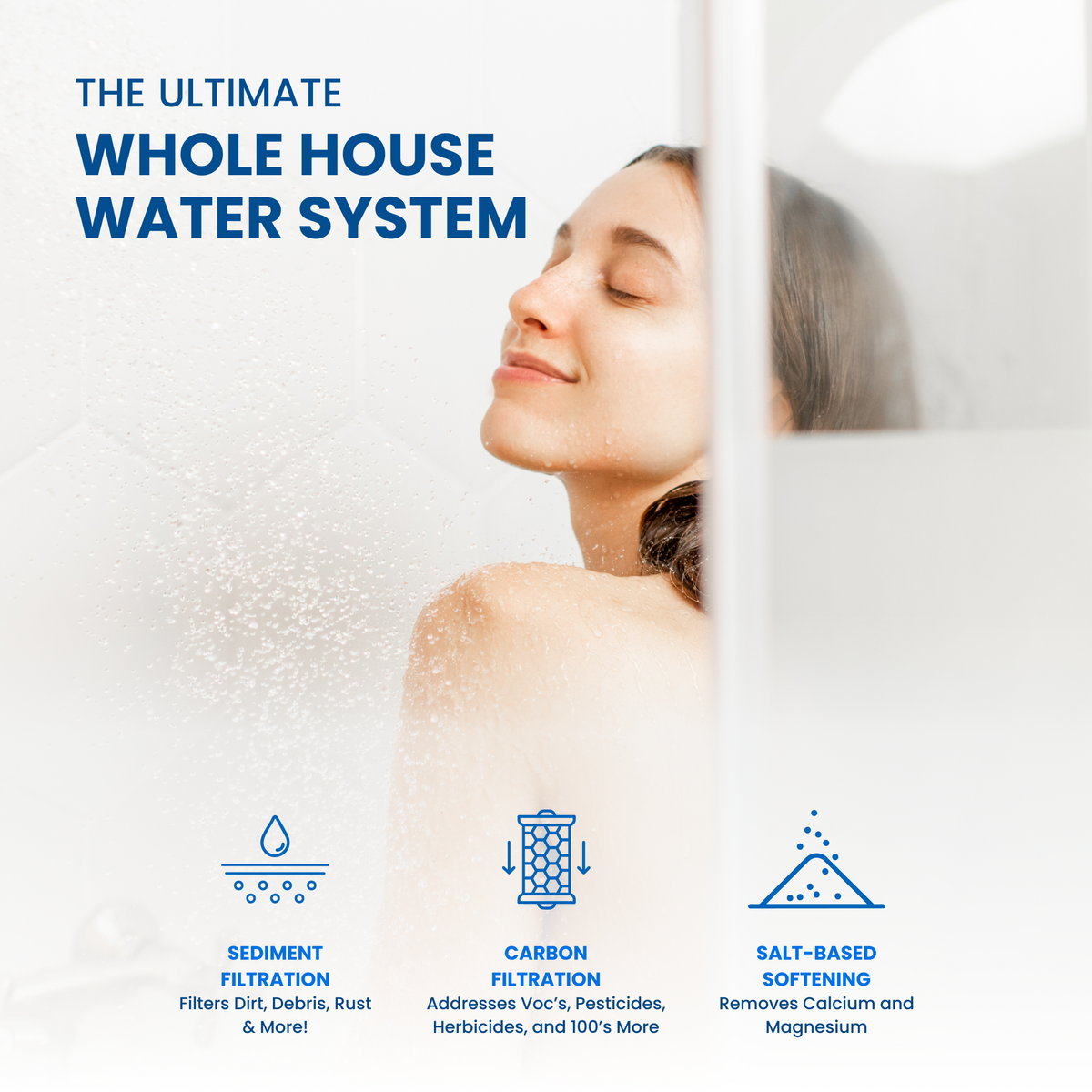Salt-Based Water Softener with Iron Filter