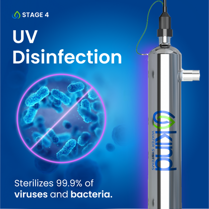 Backwashing Carbon Filter with UV