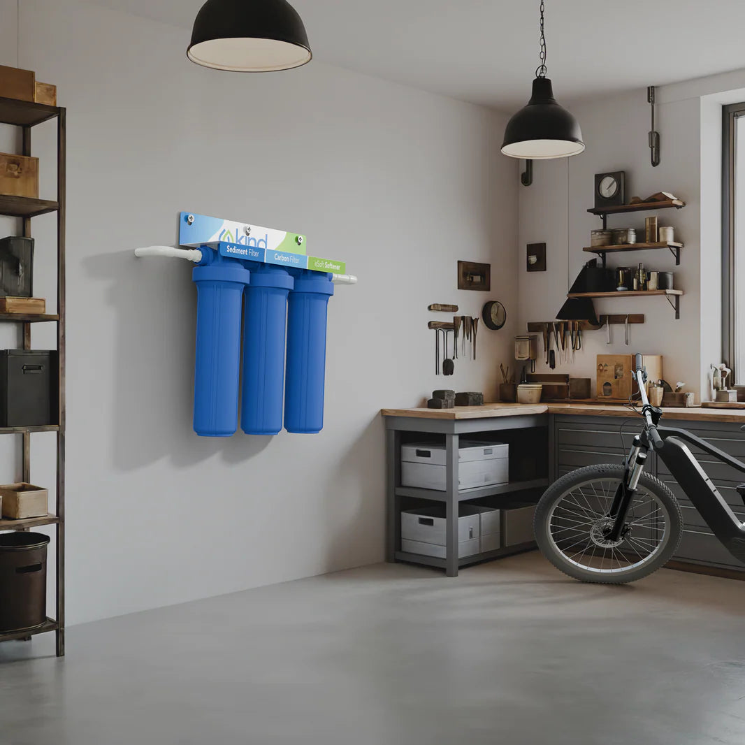 Whole House Salt-Free Water Softener and Filter Combo