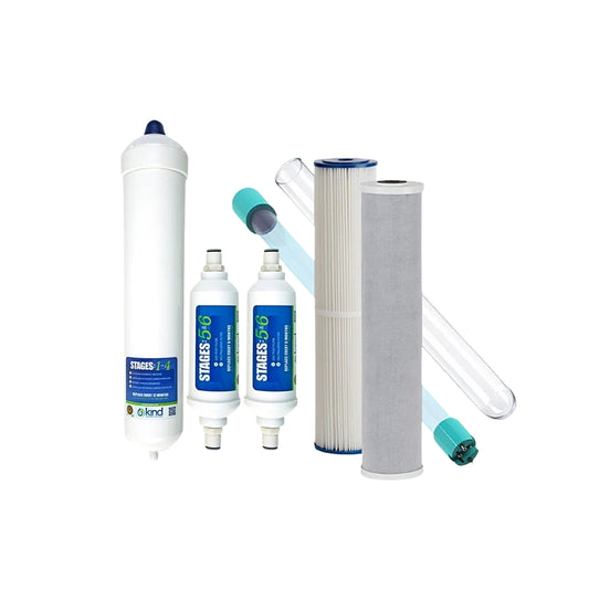 Reverse Osmosis, Sediment, Carbon, UV Lamp Replacement Filter Bundle
