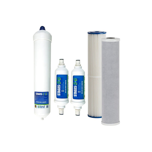 Reverse Osmosis, Sediment, and Carbon Replacement Filter Bundle