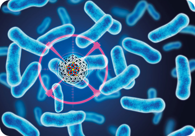 99.9% bacteria & viruses eliminated