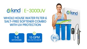 Whole House Salt-Free Water Softener and Filter Combo with UV