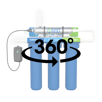 Whole House Salt-Free Water Softener and Filter Combo with UV