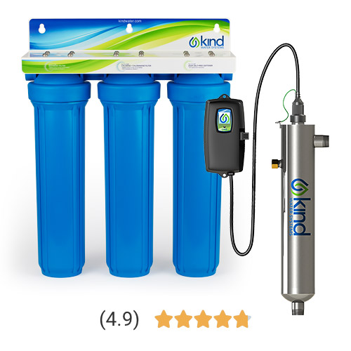 Whole House Water Filter and Salt-Free Softener with UV