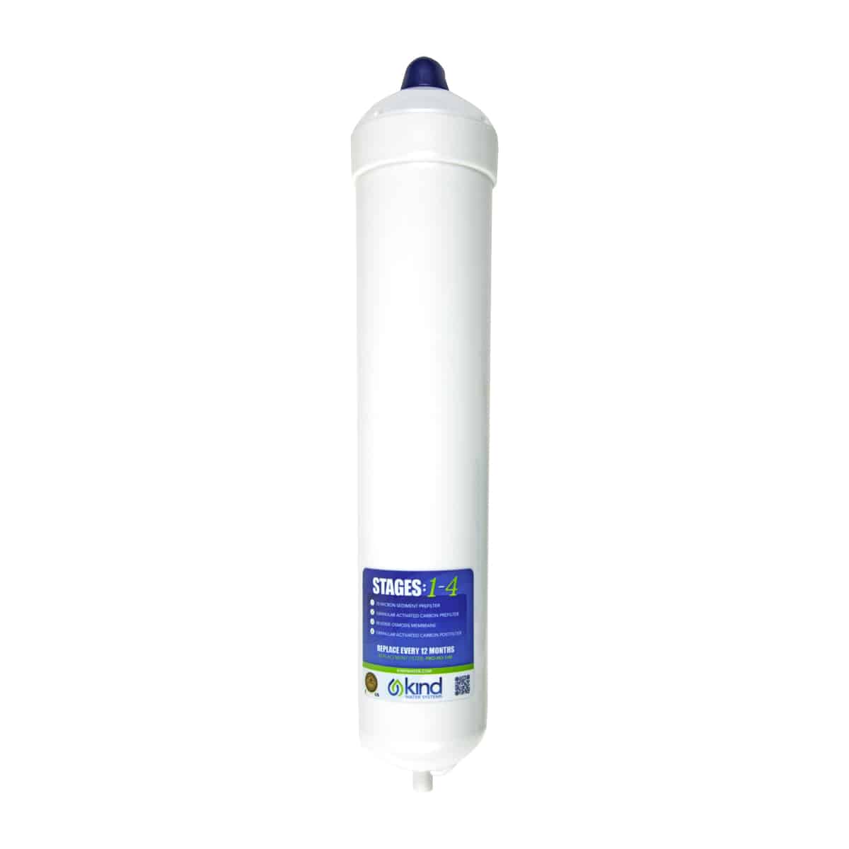 6-Stage Reverse Osmosis Drinking Water System Replacement Filter – Stages 1-4