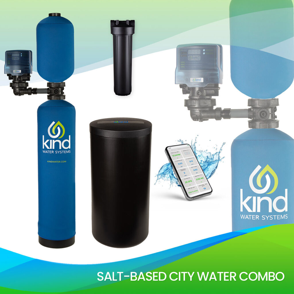 City Water Salt-Based Water Softener and Filter Combo